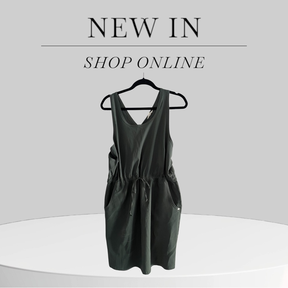 Marika Dark Green Mini Dress leisure wear Size L